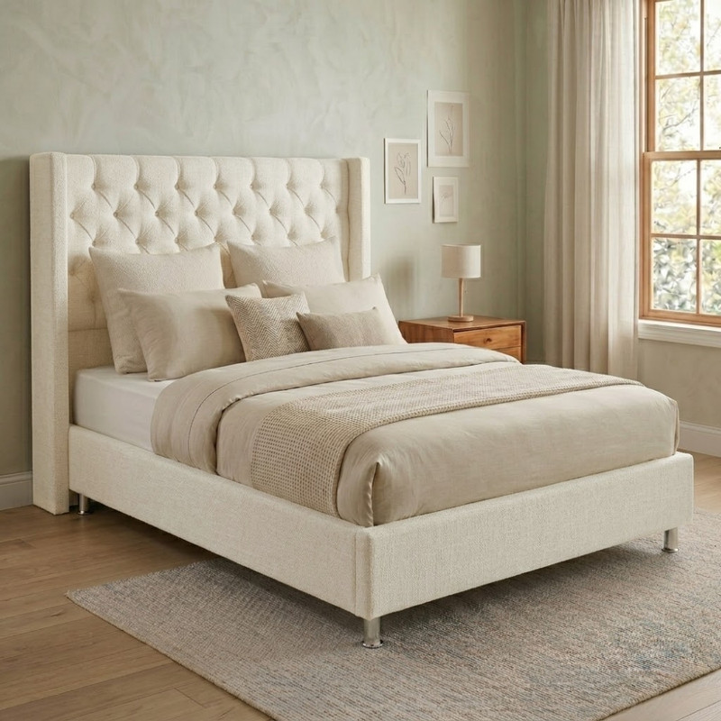 CAMA BOX TARIMA ESSENZA + CABECERA NORDIC 2 PLAZAS - 1