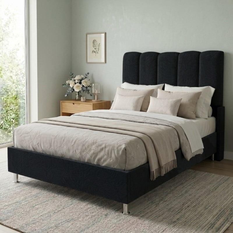 CAMA BOX TARIMA ESSENZA + CABECERA NUBE 1.5 PLAZAS - 1