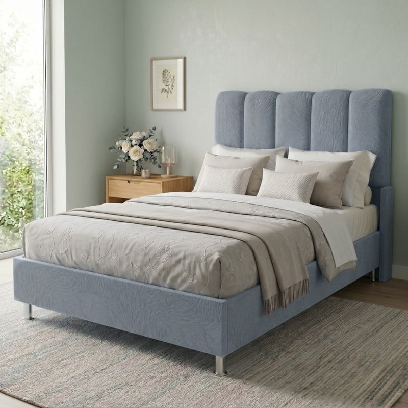 CAMA BOX TARIMA ESSENZA + CABECERA NUBE 1.5 PLAZAS - 1