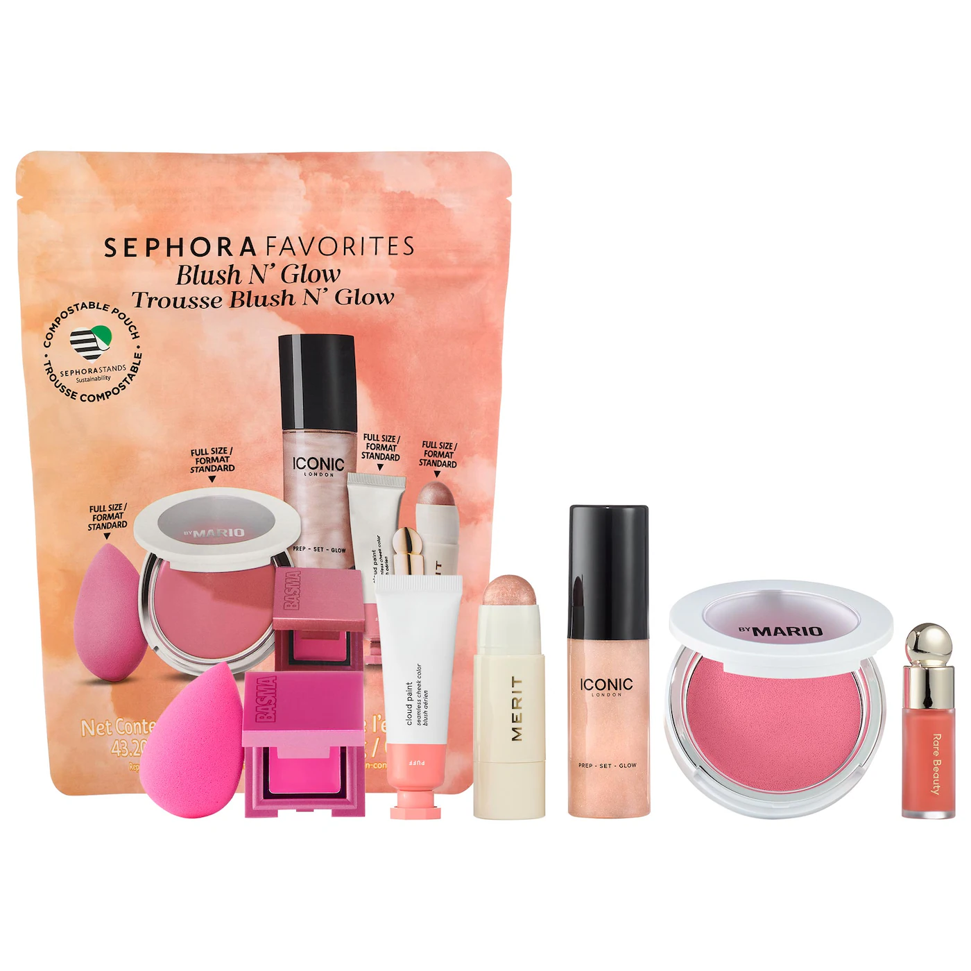 MAQUILLAJE SEPHORA 7 UNIDADES LOS FAVORITOS RARE BEAUTY - 1