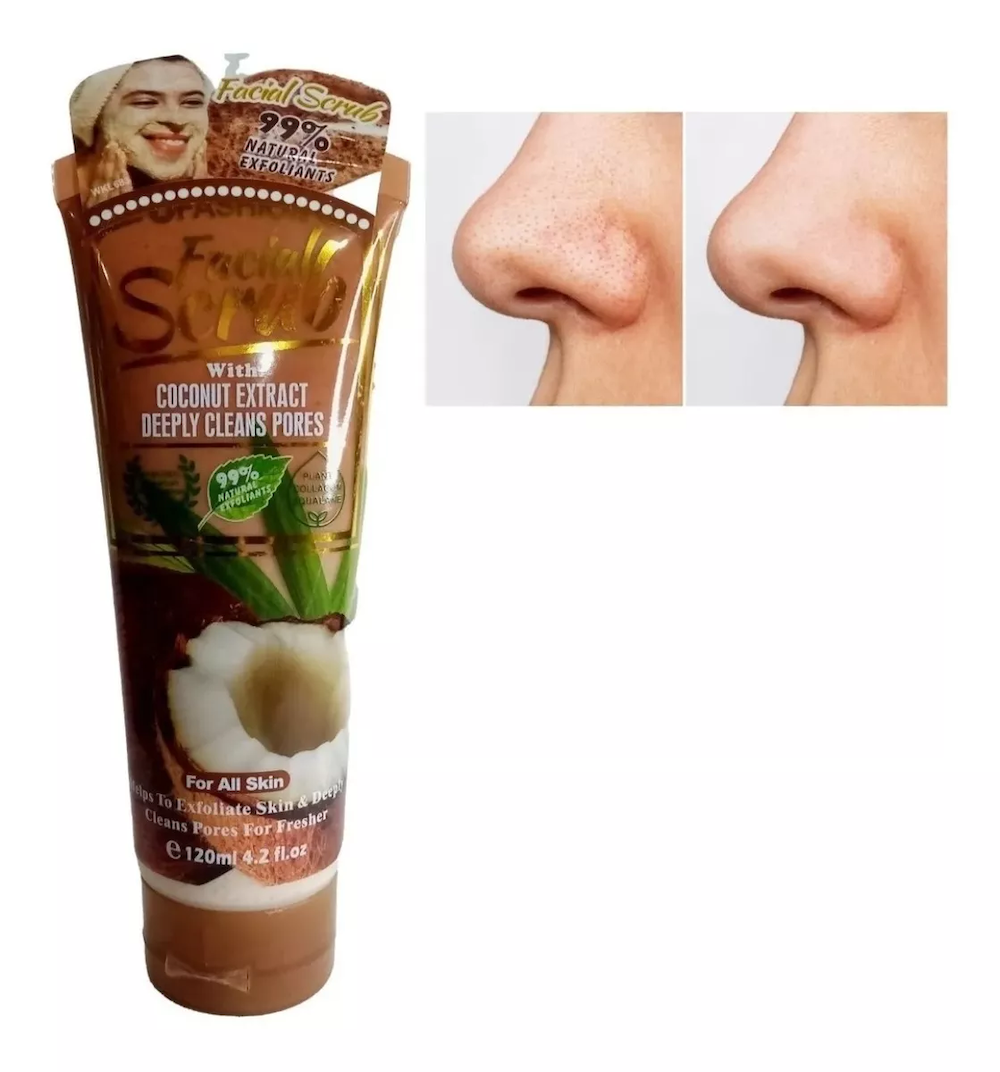WOKALI 12 EXFOLIANTE FACIAL COCO ELIMINA IMPUREZAS 120ML - 1
