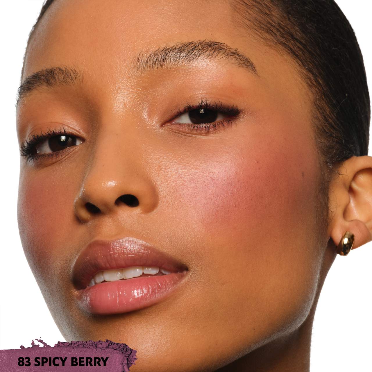 RUBOR 83 SPICY BERRY POWDER BLUSH 24H MAQUILLAJE - 3