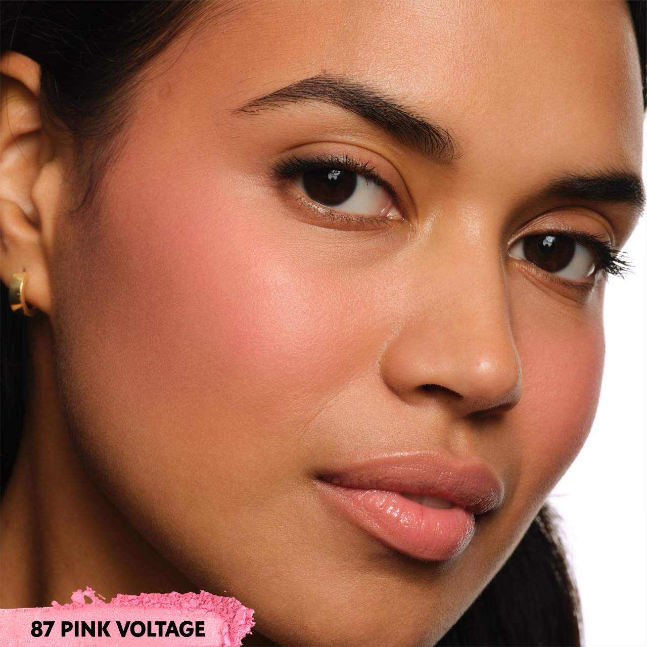 RUBOR 87 PINK VOLTAGE POWDER BLUSH 24H MAQUILLAJE - 2