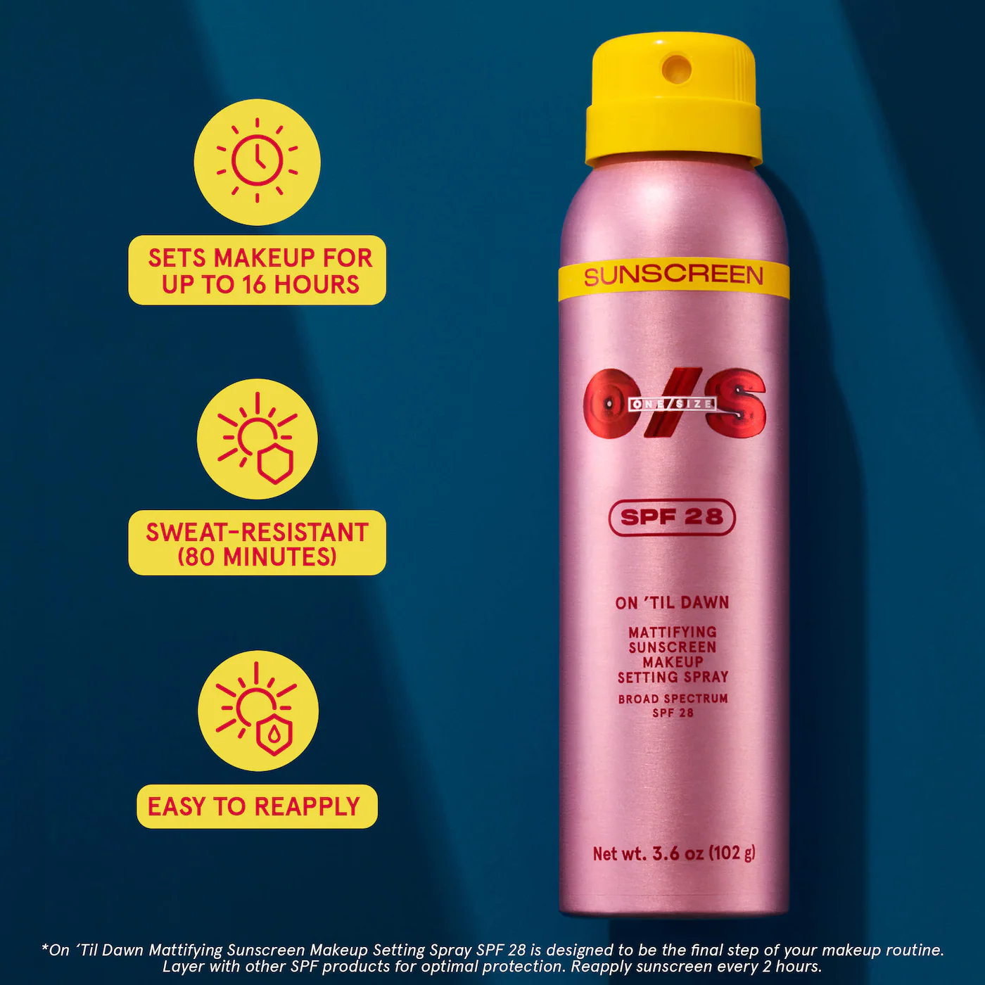 MINI FIJADOR EN SPRAY ON TIL PROTECTOR SOLAR 30ML ONE SIZE - 2