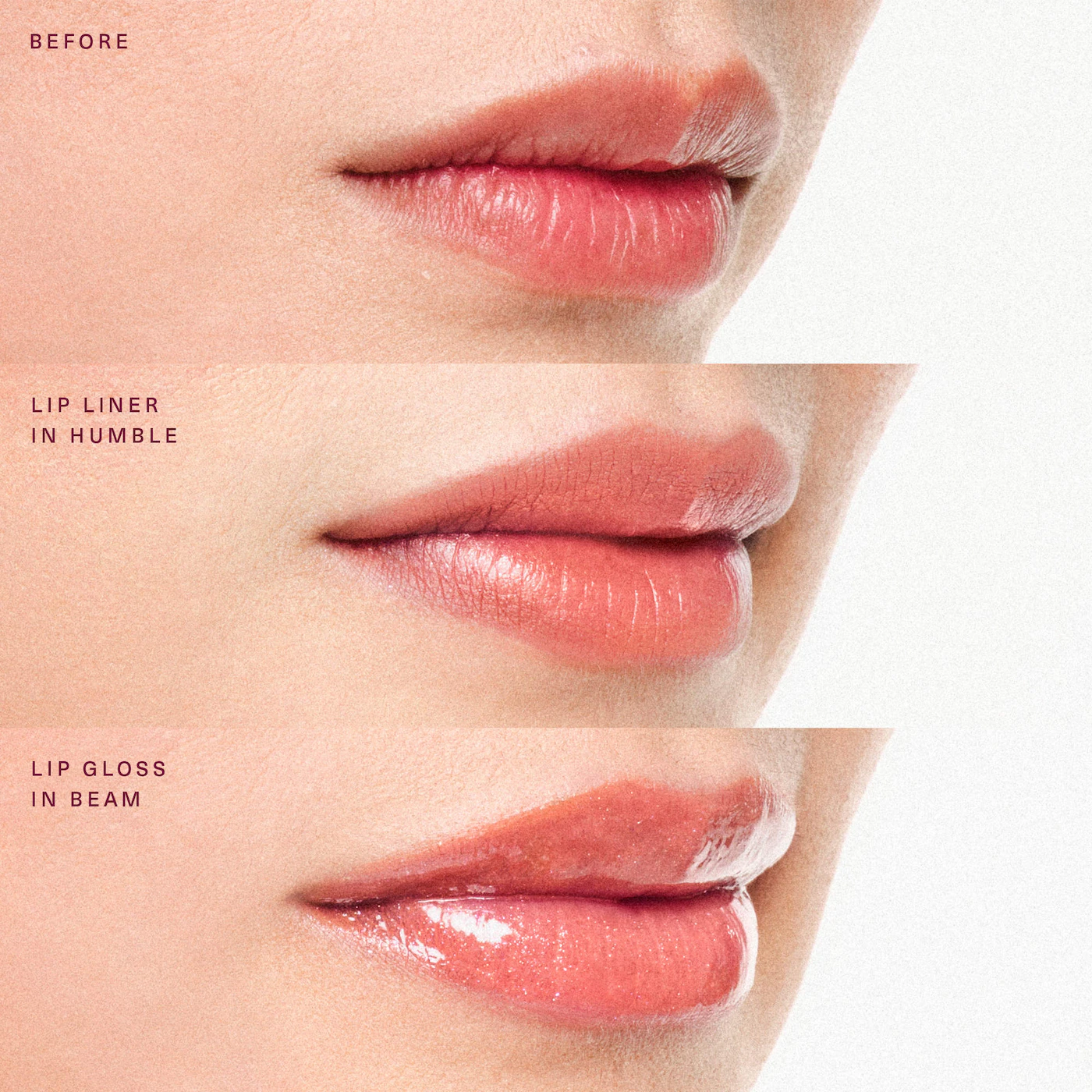 BRILLO LABIAL ILUMINADOR BEAM PEACHY POSITIVE RARE BEAUTY - 4