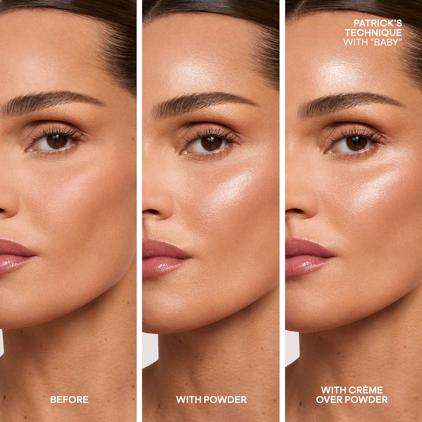 DÚO ILUMINADOR BABY - PINK SHIMMER TRANSLÚCIDO MAJOR GLOW CREME Y POWDER - 3