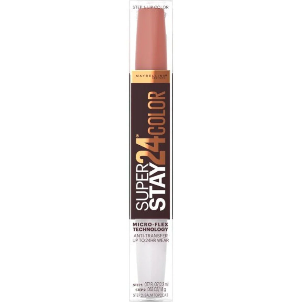 LABIAL LÍQUIDO MAYBELLINE SUPERSTAY 24 DE 2 PASOS 325 CHAI ONCE MORE - 1