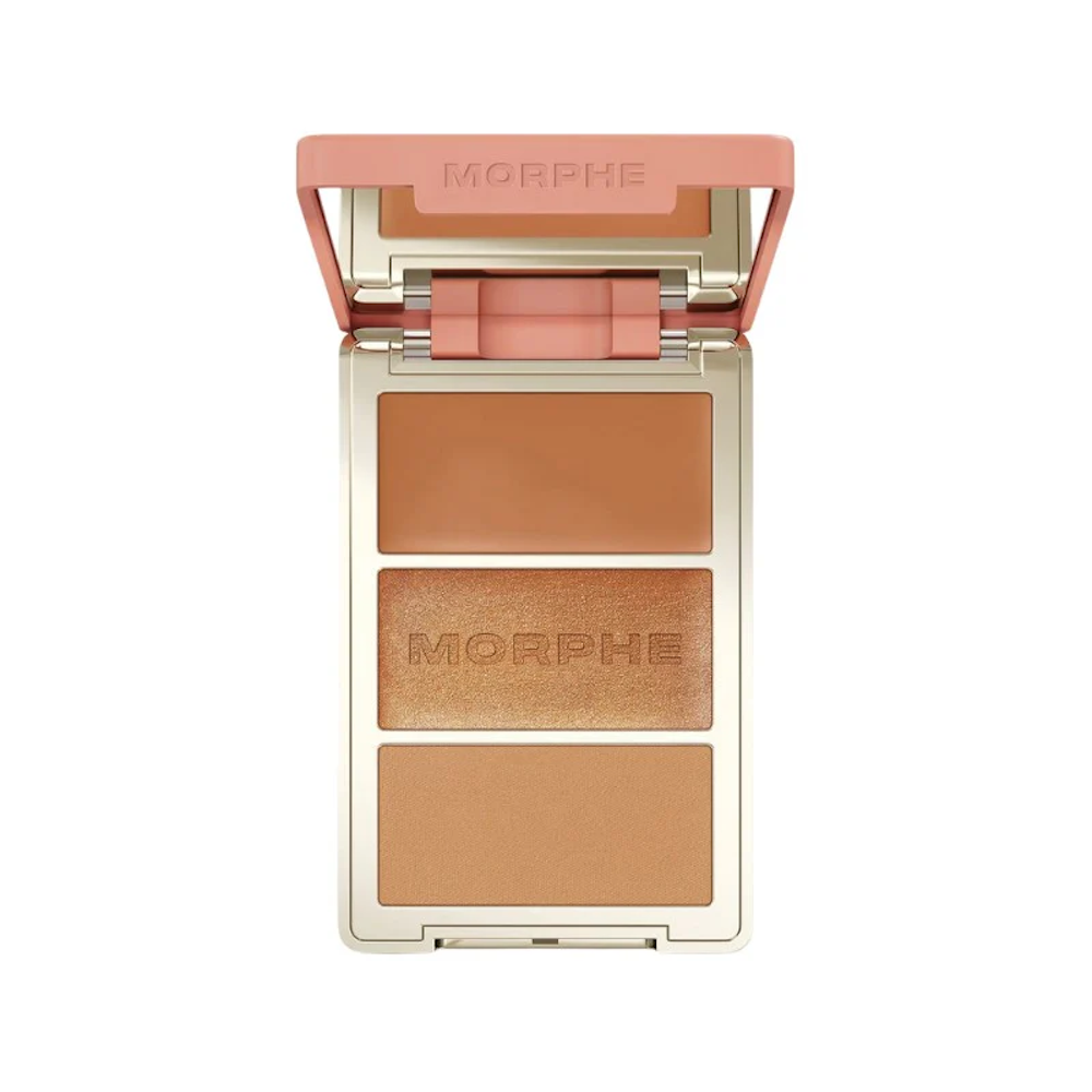 TRIO RUBOR - SUNSET - NUDE BRONZE MORPHE CHEEK THRILLS MULTI-FINISH FACE - 1
