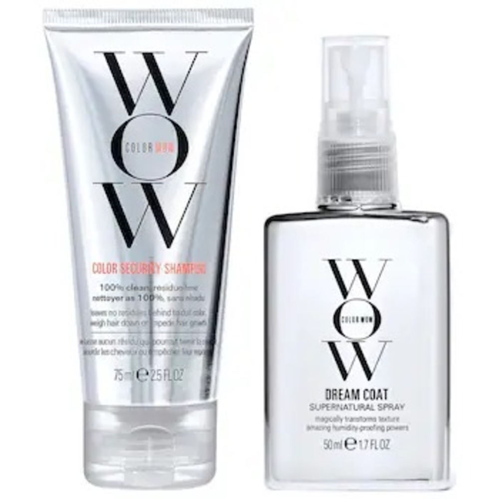 SET COLOR WOW DREAM COAT SUPERNATURAL SPRAY + COLOR SECURITY SHAMPOO - 1