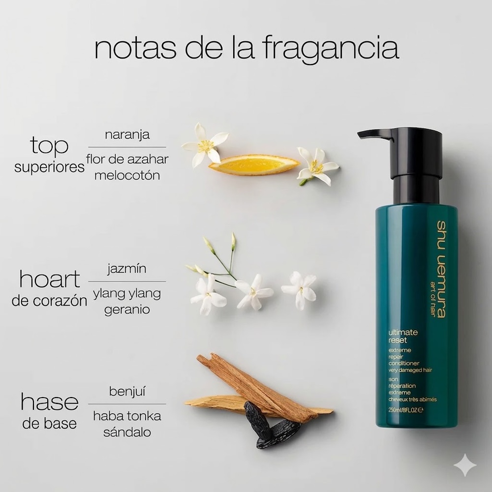 ACONDICIONADOR 250 ML ULTIMATE RESET PARA CABELLO MUY DAÑADO SHU UEMURA - 2