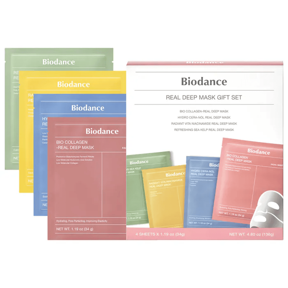 SET DE REGALO DE MASCARILLAS REAL DEEP MASK: 4 MASCARILLAS  BIODANCE - 1