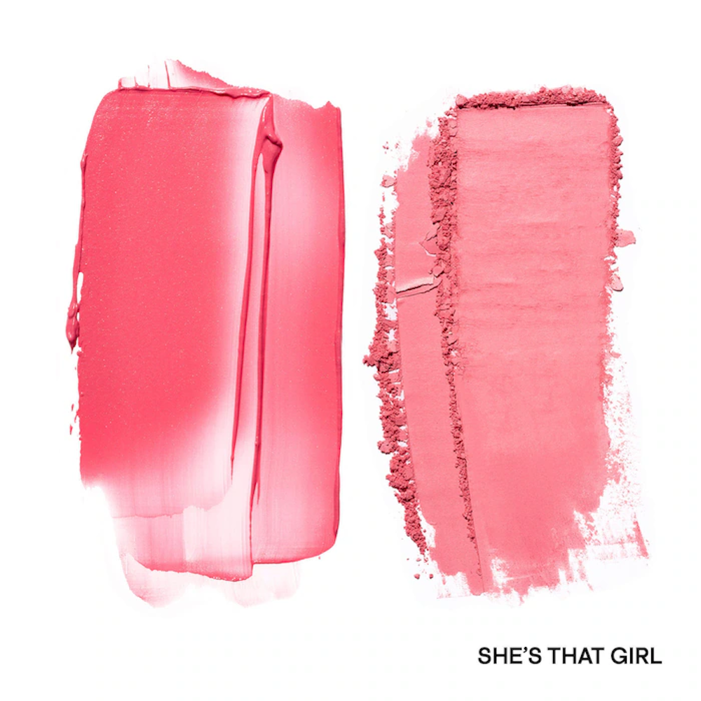 RUBOR EN BARRA MINI MAJOR HEADLINES DOUBLE-TAKE CRÈME Y POWDER BLUSH DUO  SHES THAT GIRL - 2