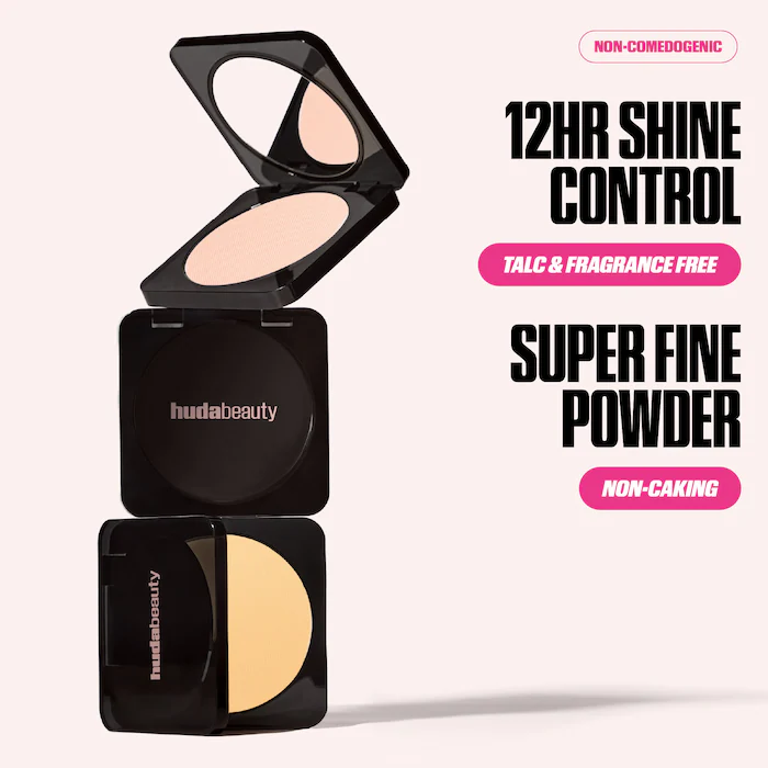 POLVOS FIJADORES COMPACTOS MATE EASY BAKE AIRBRUSH HUDA BEAUTY POUND CAKE 8.5 G - 2