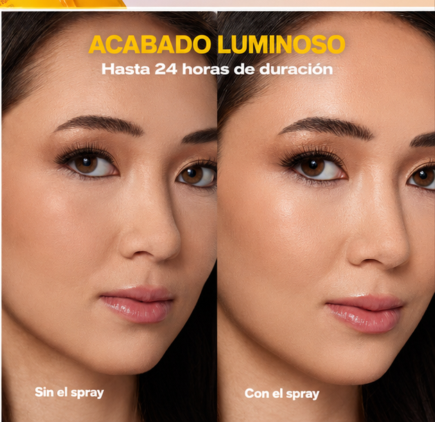 MINI SPRAY FIJADOR BRILLANTE E HIDRATANTE RESISTENTE AL AGUA ALL NIGHTER - 3