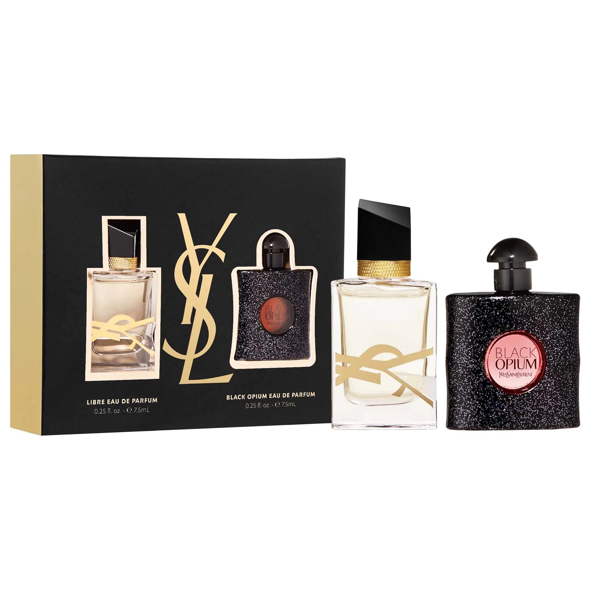 SET MINI BLACK OPIUM Y LIBRE EAU DE PARFUM YSL - 1