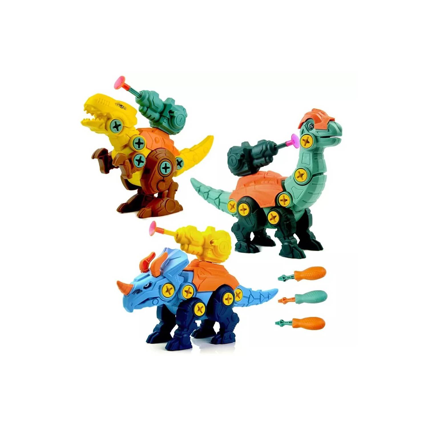HUEVO DE DINOSAURIO JUEGO DIDACTICO ARMABLE LANZA DARDOS - 4