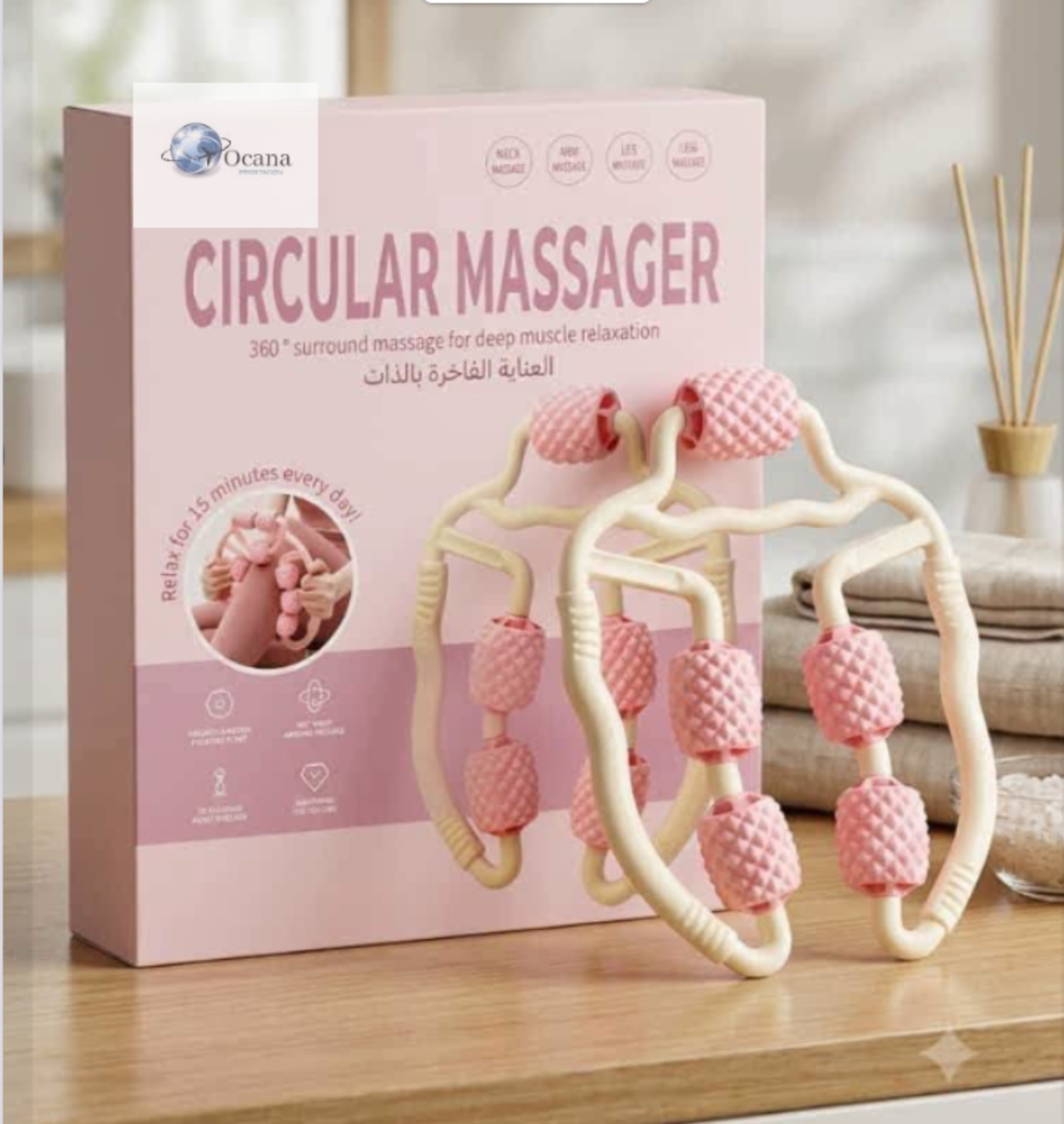 ROLLAX 9D - MASAJEADOR ESPIRAL ANTI-DOLOR DE ESPALDA Y CABEZA - 2