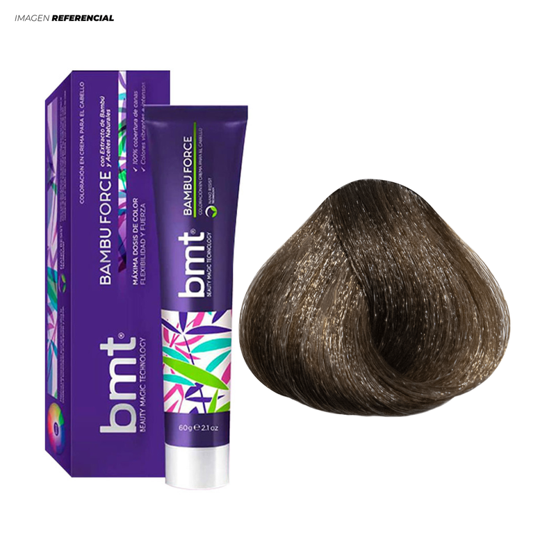BMT BAMBÚ FORCÉ TINTE 7-1 RUBIO MEDIO NATURAL CENIZO - 1