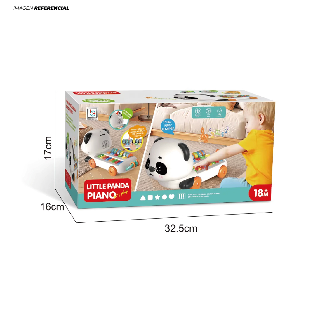 JUGUETE DE PANDA MUSICAL ESTILO PIANO EDUCATIVO - 2