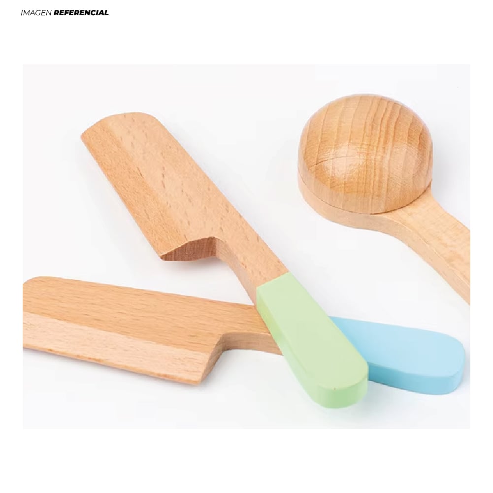 SET DE COCINA DE MADERA DIDÁCTICO MONTESSORI - 2