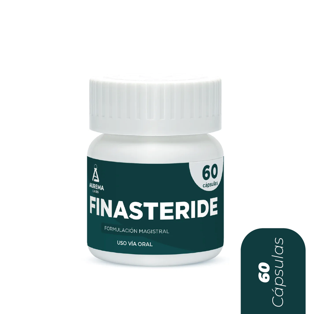 FINASTERIDE CONTRA LA CAIDA CAPILAR DE 60 CAPS AUREMA LAB'S - 1