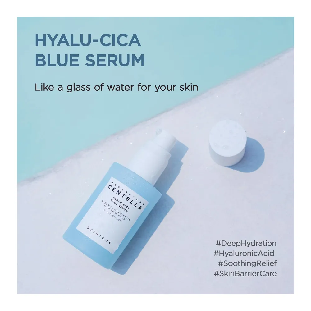 MADAGASCAR CENTELLA PIEL DESHIDRATADA HYALU CICA BLUE SERUM DE 50ML - 2