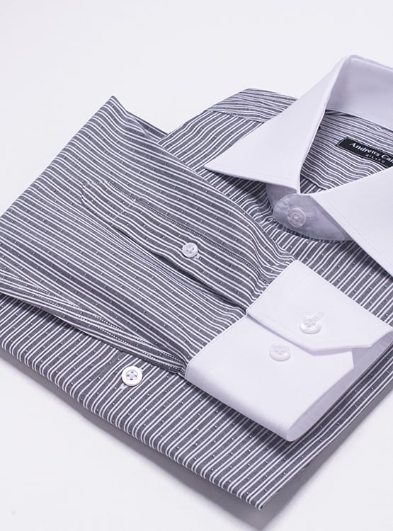 CAMISA CAMISERA ALGODÓN HOMBRE ANDREW'S VESTIR CUELLO/PUÑO - 2