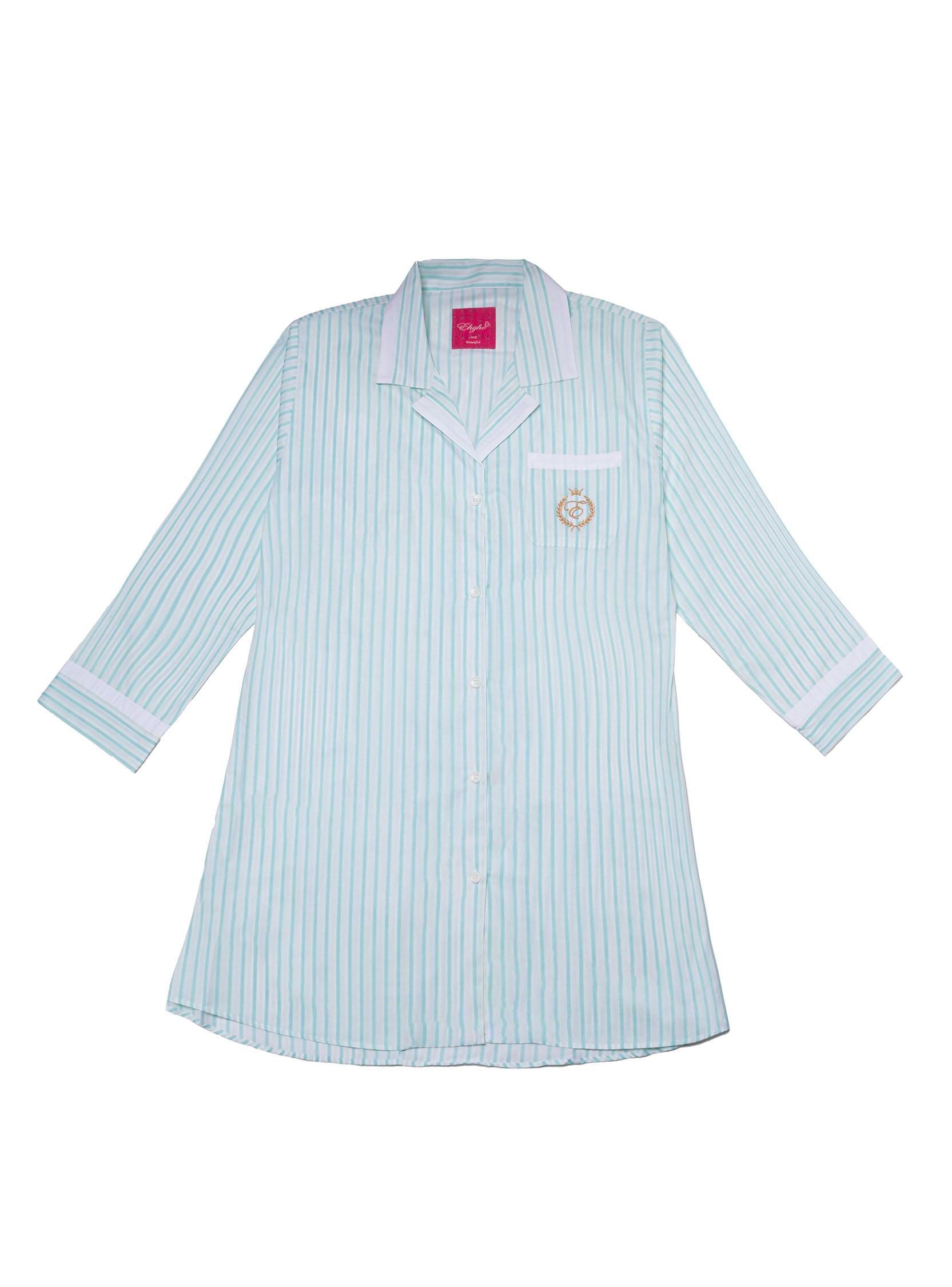 CAMISÓN PIJAMA ALGODÓN PIMA MUJER EHGHO - 1