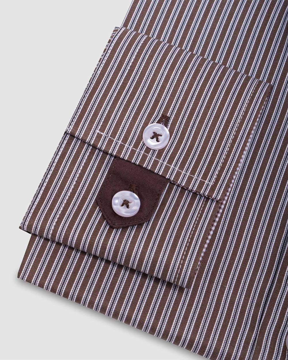 CAMISA CASUAL ANDREWS MANGA LARGA DE DISEÑO RAYAS - 3