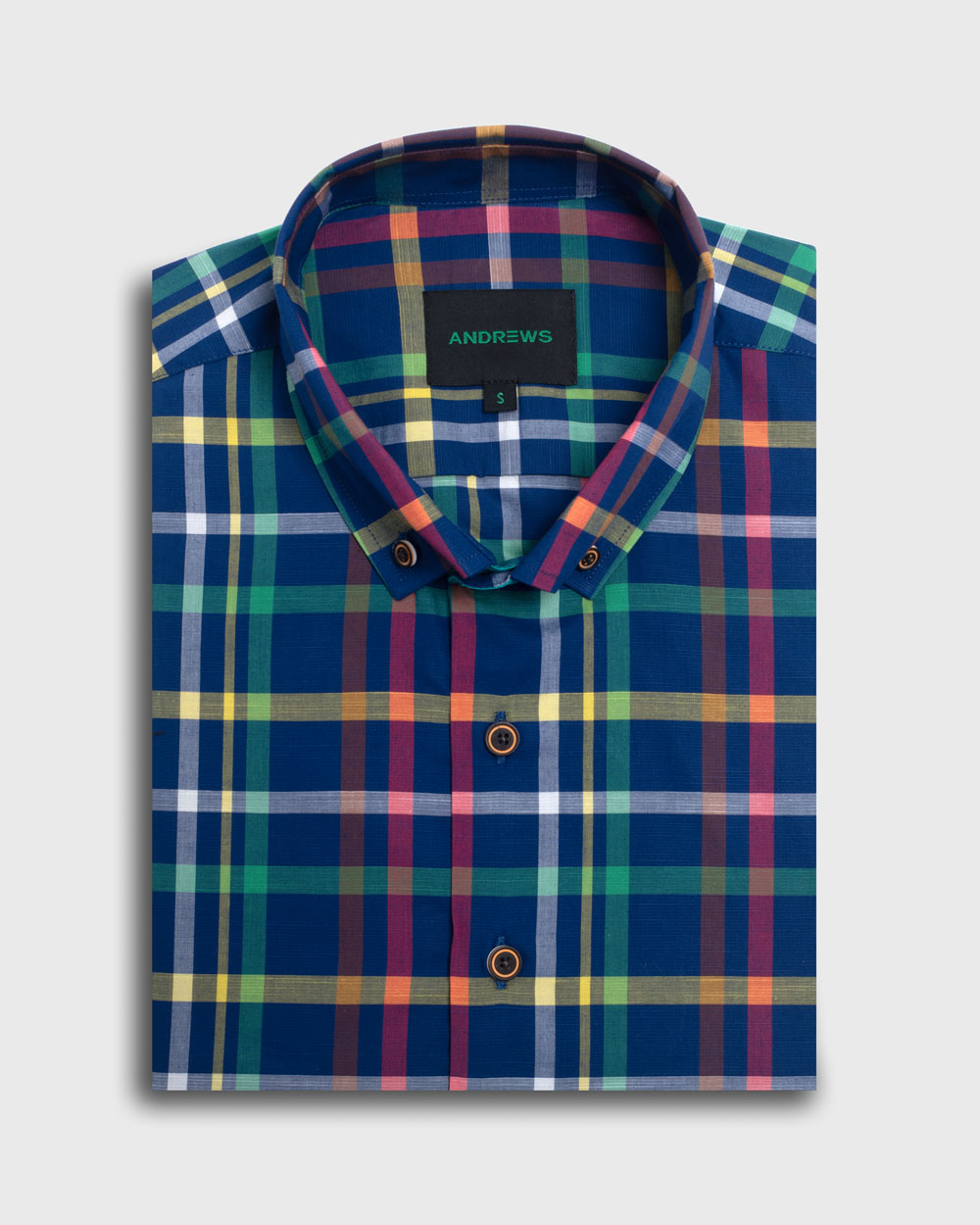 CAMISA MANGA CORTA ALGODÓN HOMBRE ANDREW'S ANDREWS DISEÑO - 1