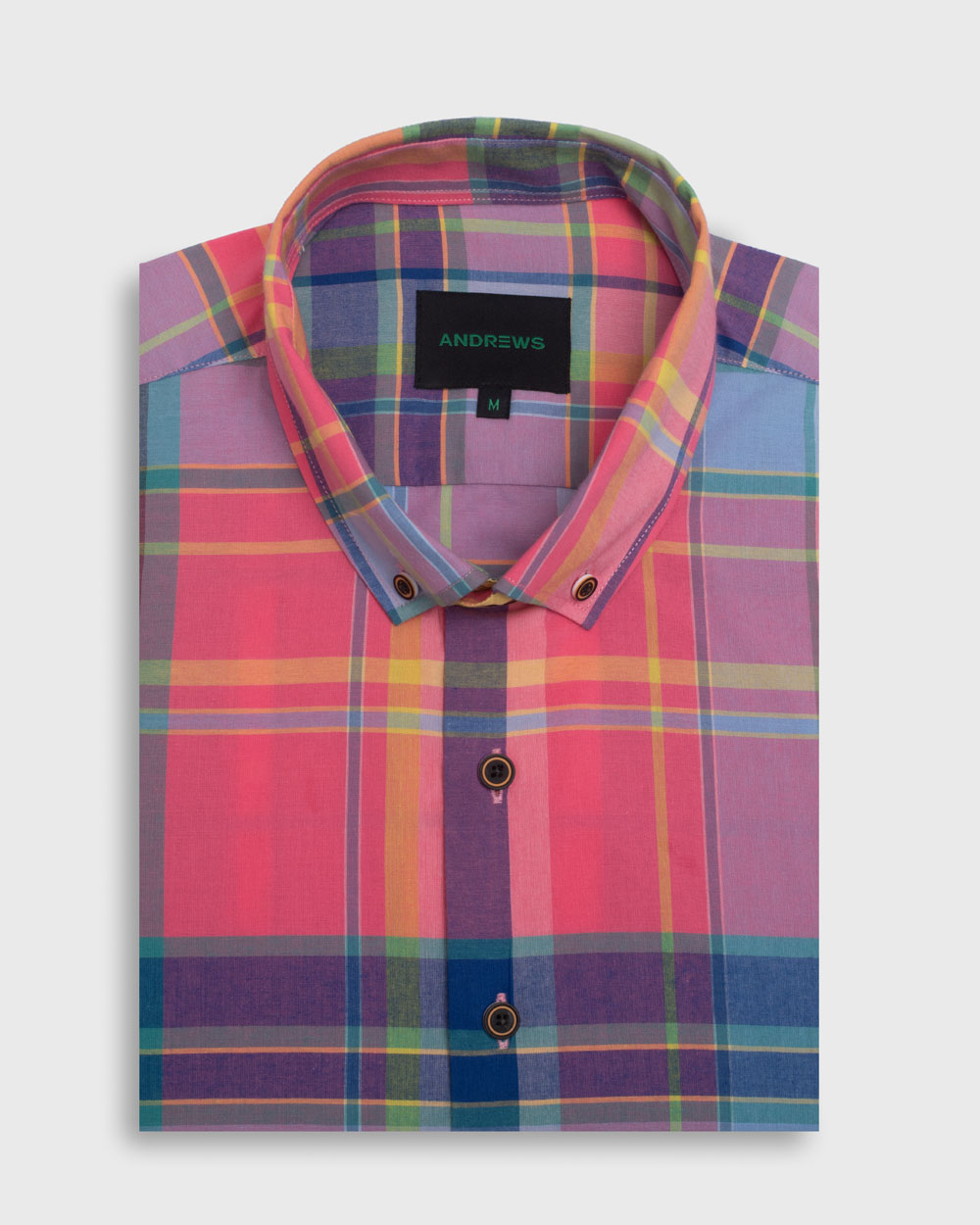 CAMISA MANGA CORTA ALGODÓN HOMBRE ANDREW'S ANDREWS DISEÑO - 1