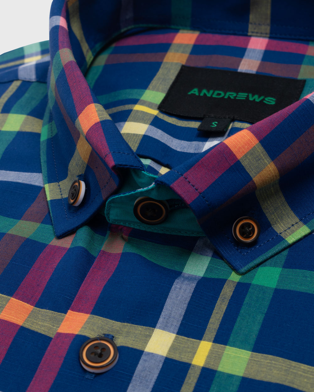 CAMISA MANGA CORTA ALGODÓN HOMBRE ANDREW'S ANDREWS DISEÑO - 2
