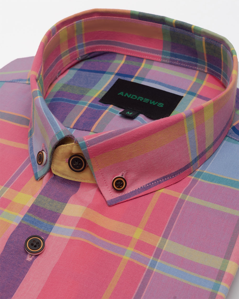 CAMISA MANGA CORTA ALGODÓN HOMBRE ANDREW'S ANDREWS DISEÑO - 2