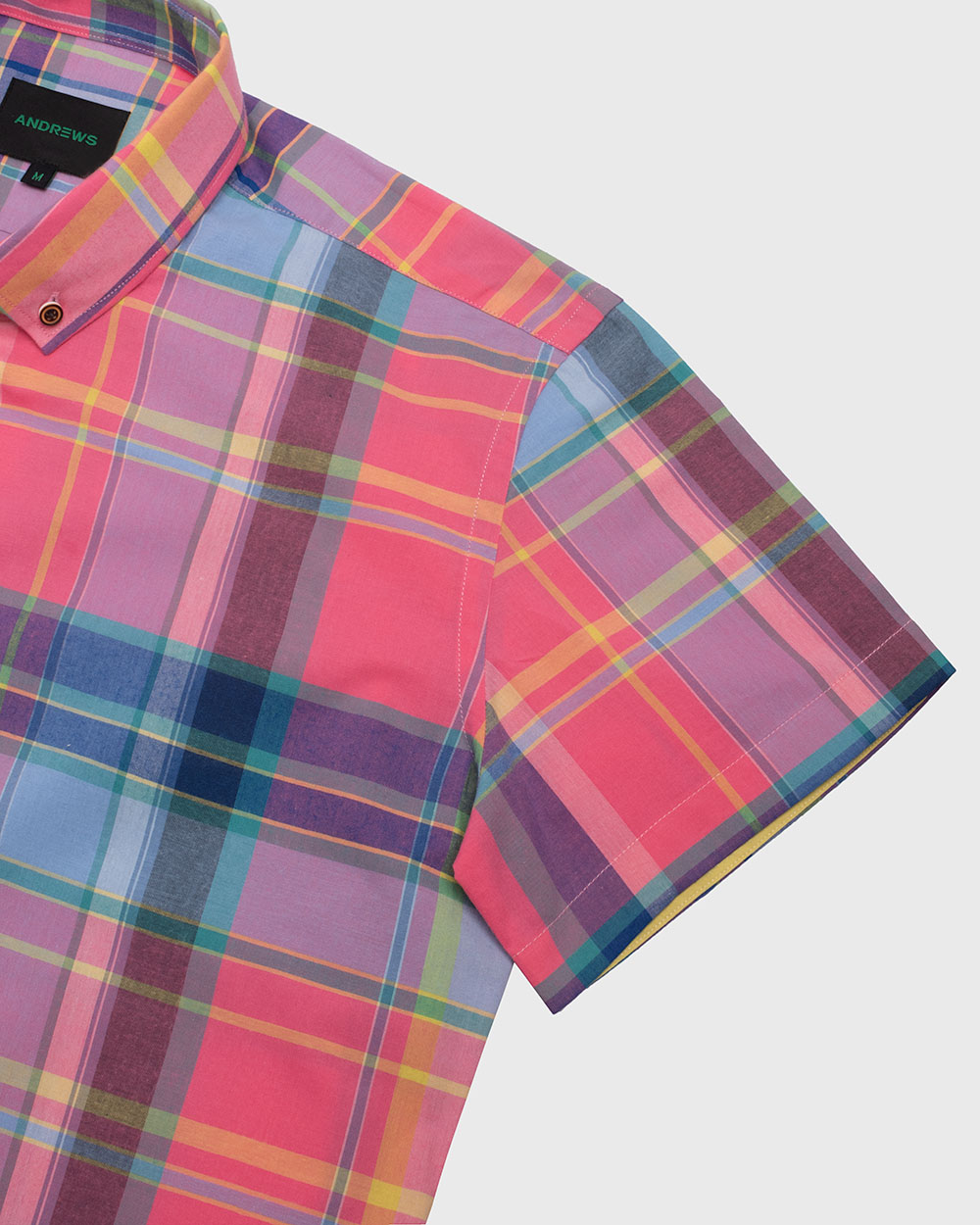 CAMISA MANGA CORTA ALGODÓN HOMBRE ANDREW'S ANDREWS DISEÑO - 3