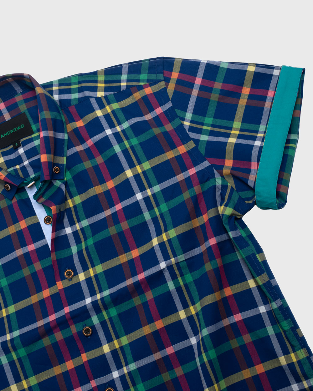 CAMISA MANGA CORTA ALGODÓN HOMBRE ANDREW'S ANDREWS DISEÑO - 4