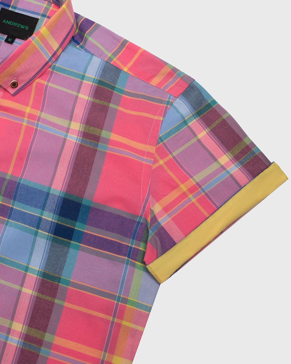 CAMISA MANGA CORTA ALGODÓN HOMBRE ANDREW'S ANDREWS DISEÑO - 4
