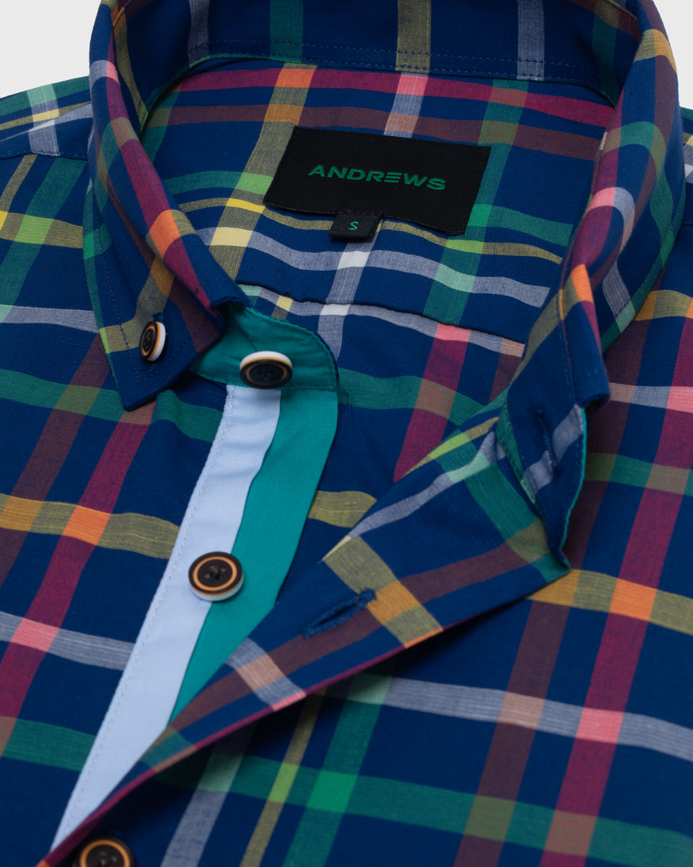 CAMISA MANGA CORTA ALGODÓN HOMBRE ANDREW'S ANDREWS DISEÑO - 5