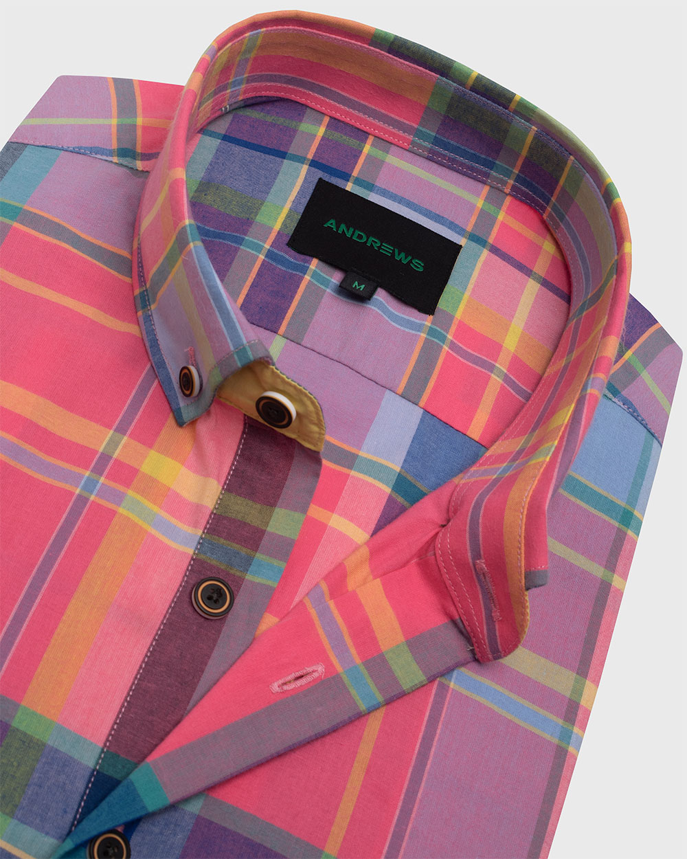 CAMISA MANGA CORTA ALGODÓN HOMBRE ANDREW'S ANDREWS DISEÑO - 5