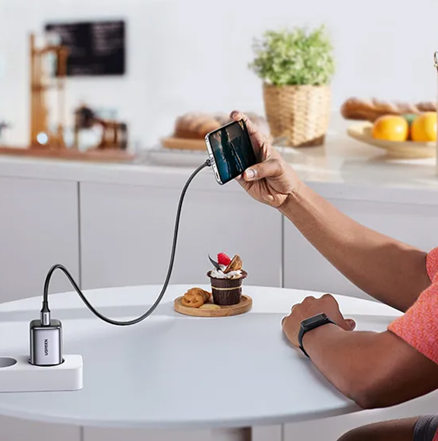NEXODE CARGADOR (30W) TABLETS PHONES PLEGABLE USB-C UGREEN IPHONE - 2