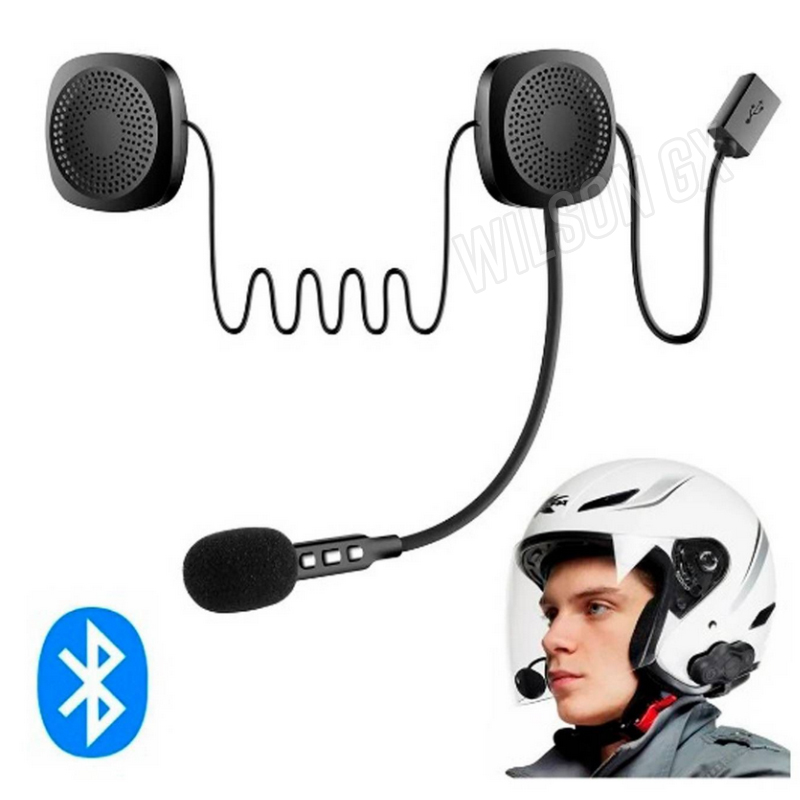 AUDIFONOS MICROFONO BLUETOOTH PARA CASCO MOTO - 1