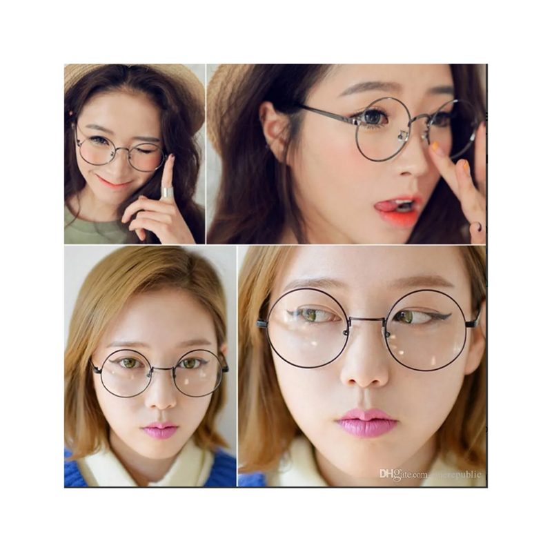 LENTES REDONDOS DE DESCANSO RETRO VINTAGE COREANO LENNON POTTER UNISEX - 3