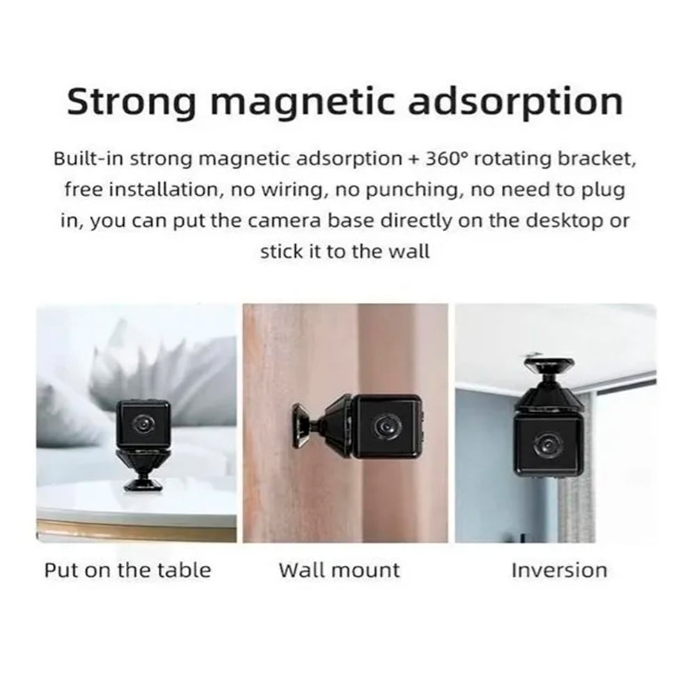 CAMARA ESPIA WIFI HD MINI CÁMARA IP ESPÍA SEGURIDAD - VISION NOCTURNA - 3