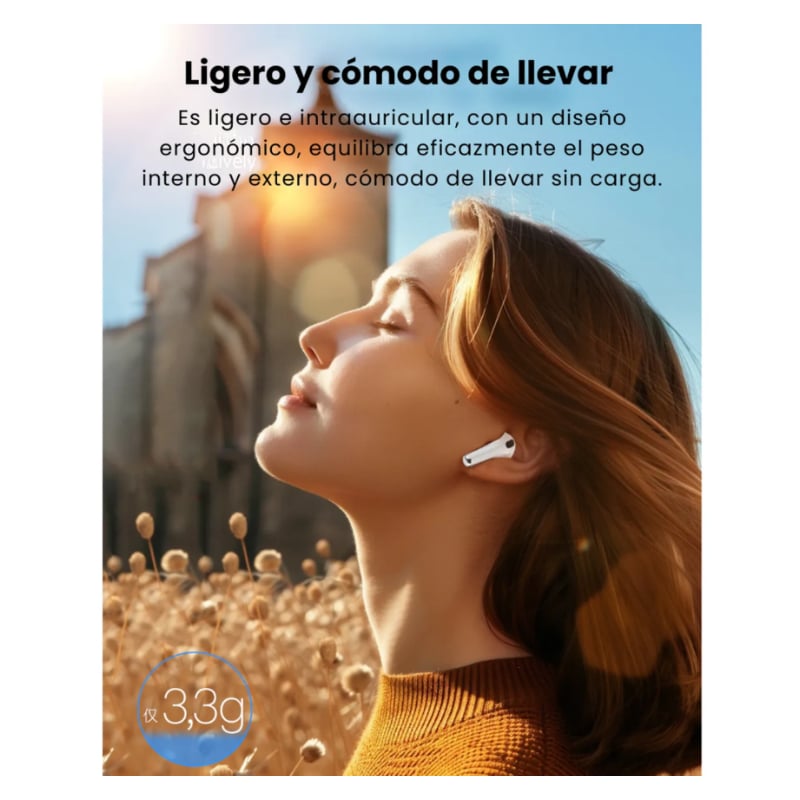 AUDÍFONOS CON ANC PARA IPHONE ANDROID 4 GEN CON CANCELACIÓN RUIDO - 2