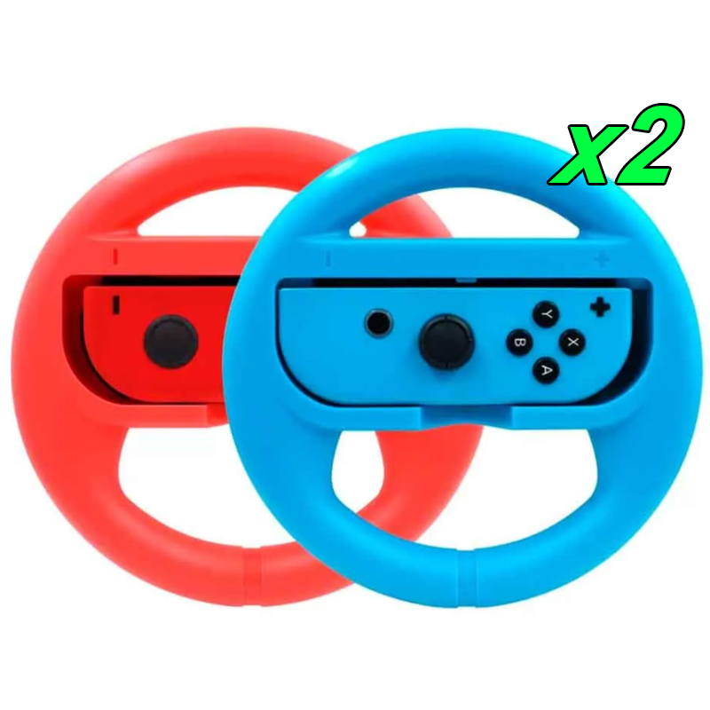 SOPORTE TIMÓN PARA JOYCONS NINTENDO SWITCH JOY CON VOLANTE 2 UND - 1