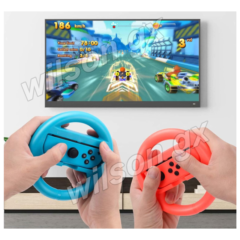 SOPORTE TIMÓN PARA JOYCONS NINTENDO SWITCH JOY CON VOLANTE 2 UND - 4