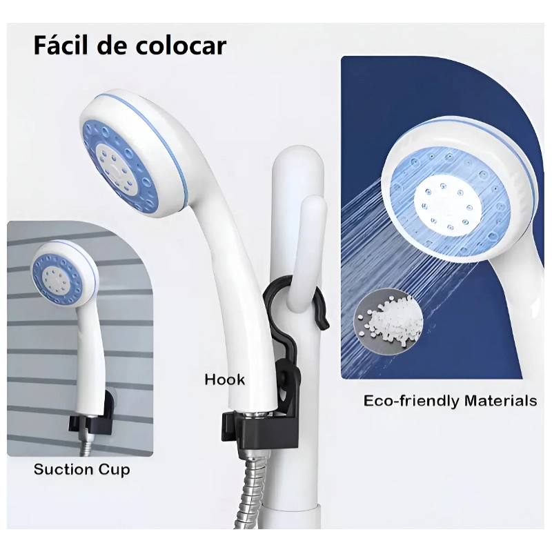 DUCHA PORTATIL RECARGABLE CON BOMBA INALAMBRICA USB - 2