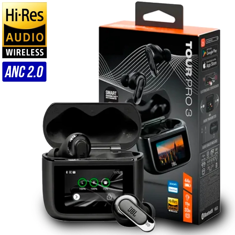 AUDÍFONOS BLUETOOTH TOUR PRO 3 CON ANC CANCELACIÓN RUIDO - 1