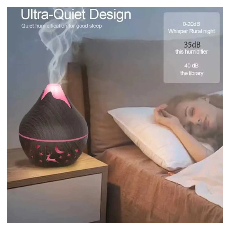 PURIFICADOR DE AIRE HUMIDIFICADOR LED USB + ESENCIA EUCALIPTO - 2