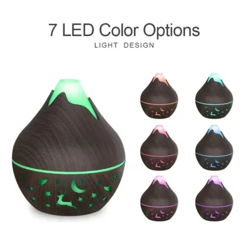 PURIFICADOR DE AIRE HUMIDIFICADOR LED USB + ESENCIA EUCALIPTO - 3