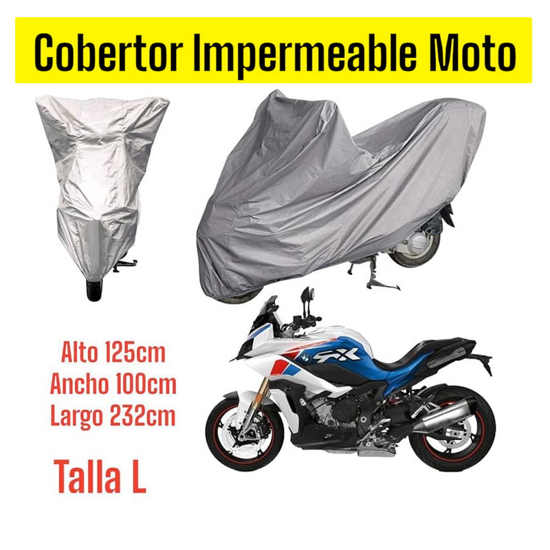 FORRO COBERTOR FUNDA DE MOTO IMPERMEABLE PROTECTOR LARGE - 1